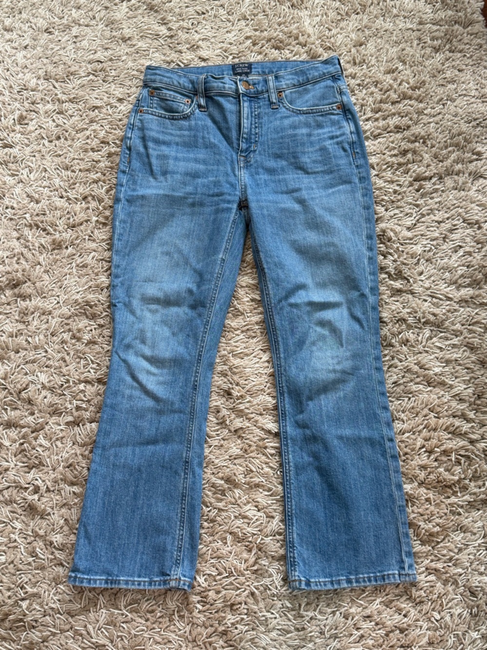 J. Crew Straight-Leg Light Blue Denim Jeans